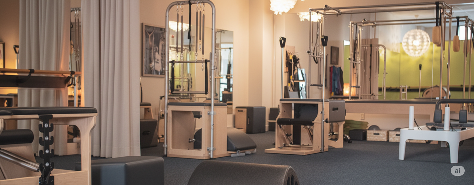 Pilates studio background